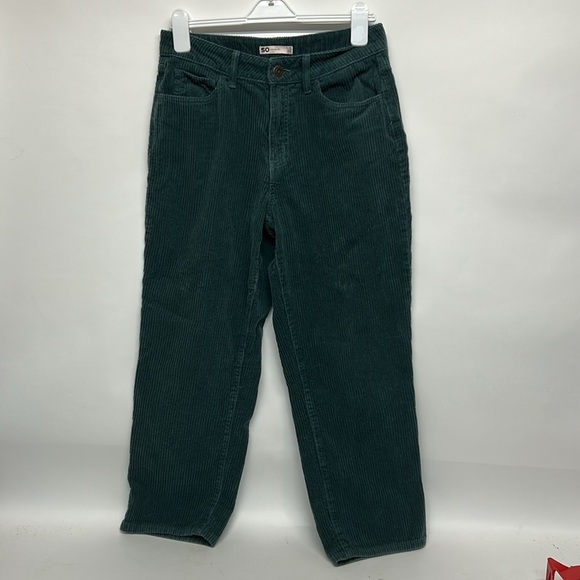 SO Pants - About a size 8 women’s whale wide corduroy high waist straight legs size 13/31W